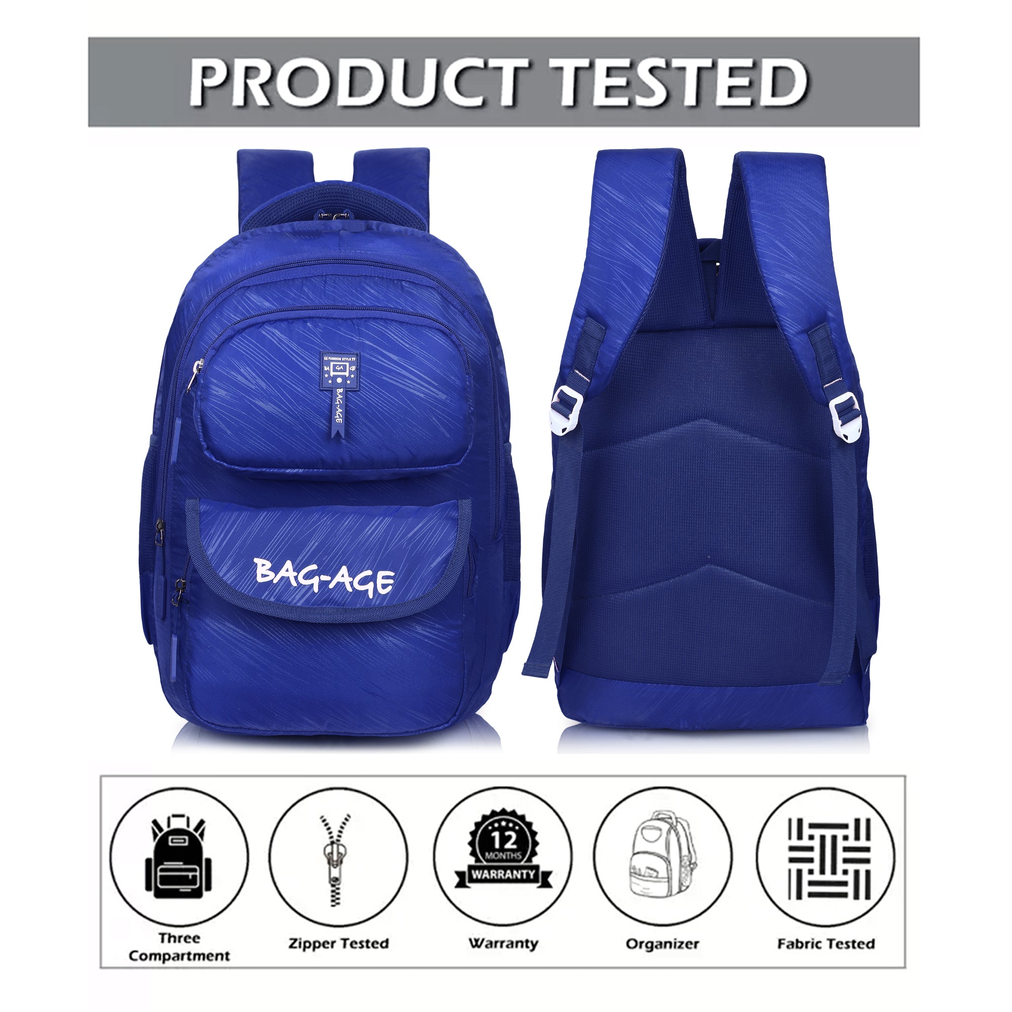 9407 School Bag - Blue