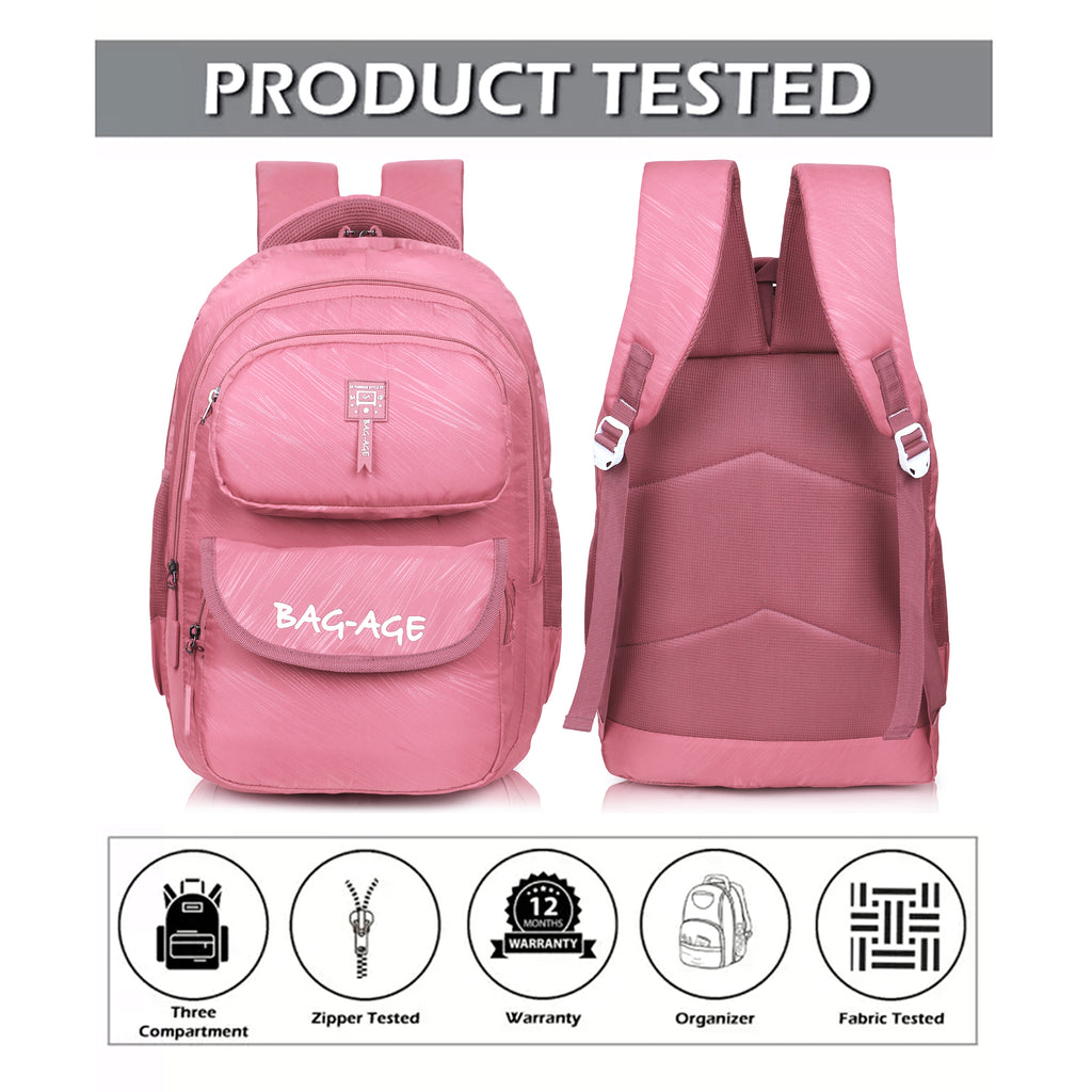 9407 School Bag - Pink
