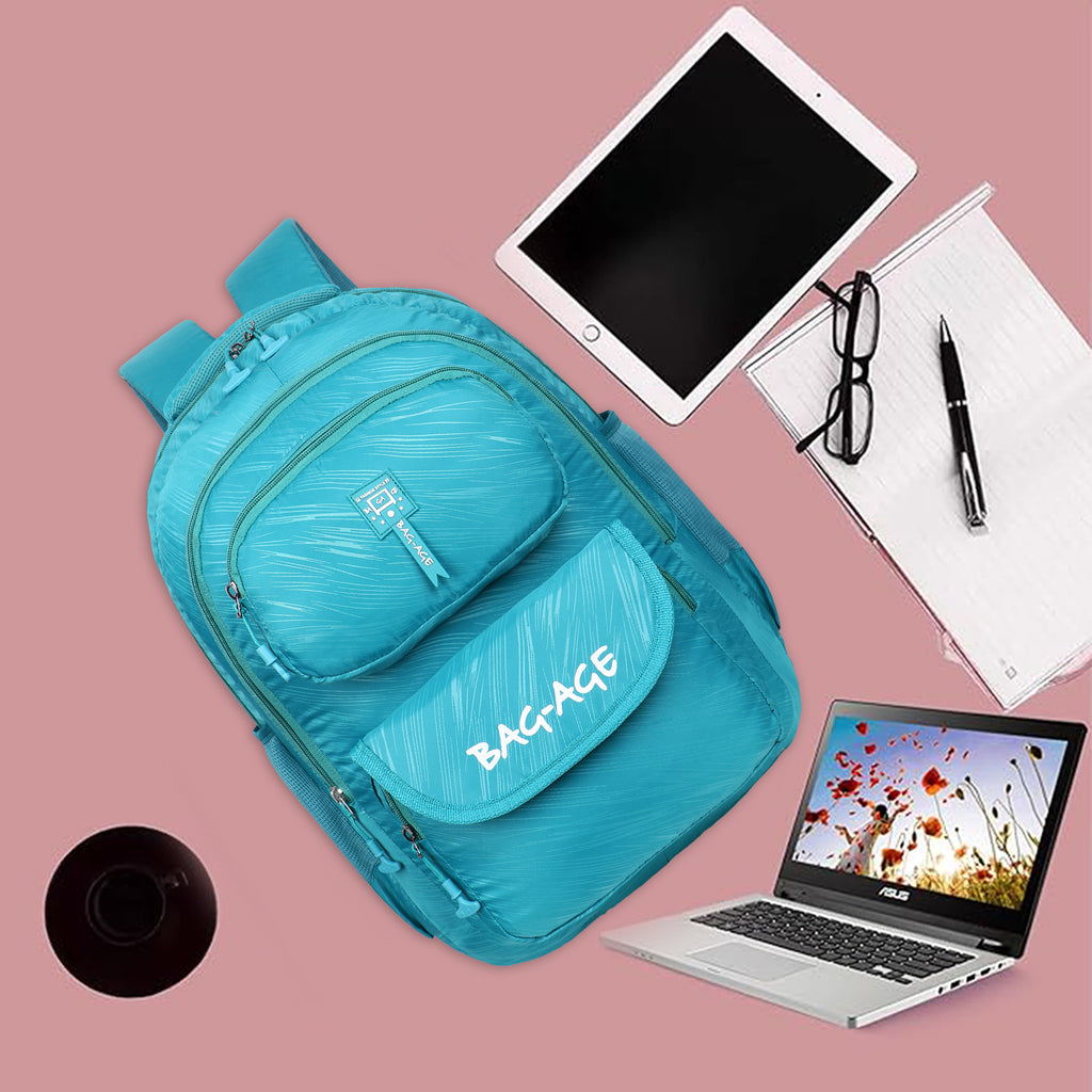 9407 School Bag - Turquoise Green