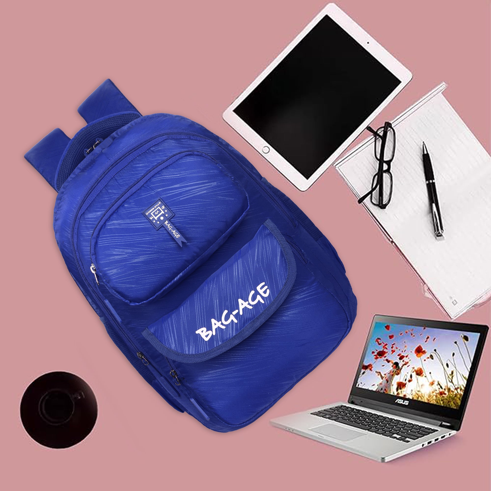 9407 School Bag - Blue