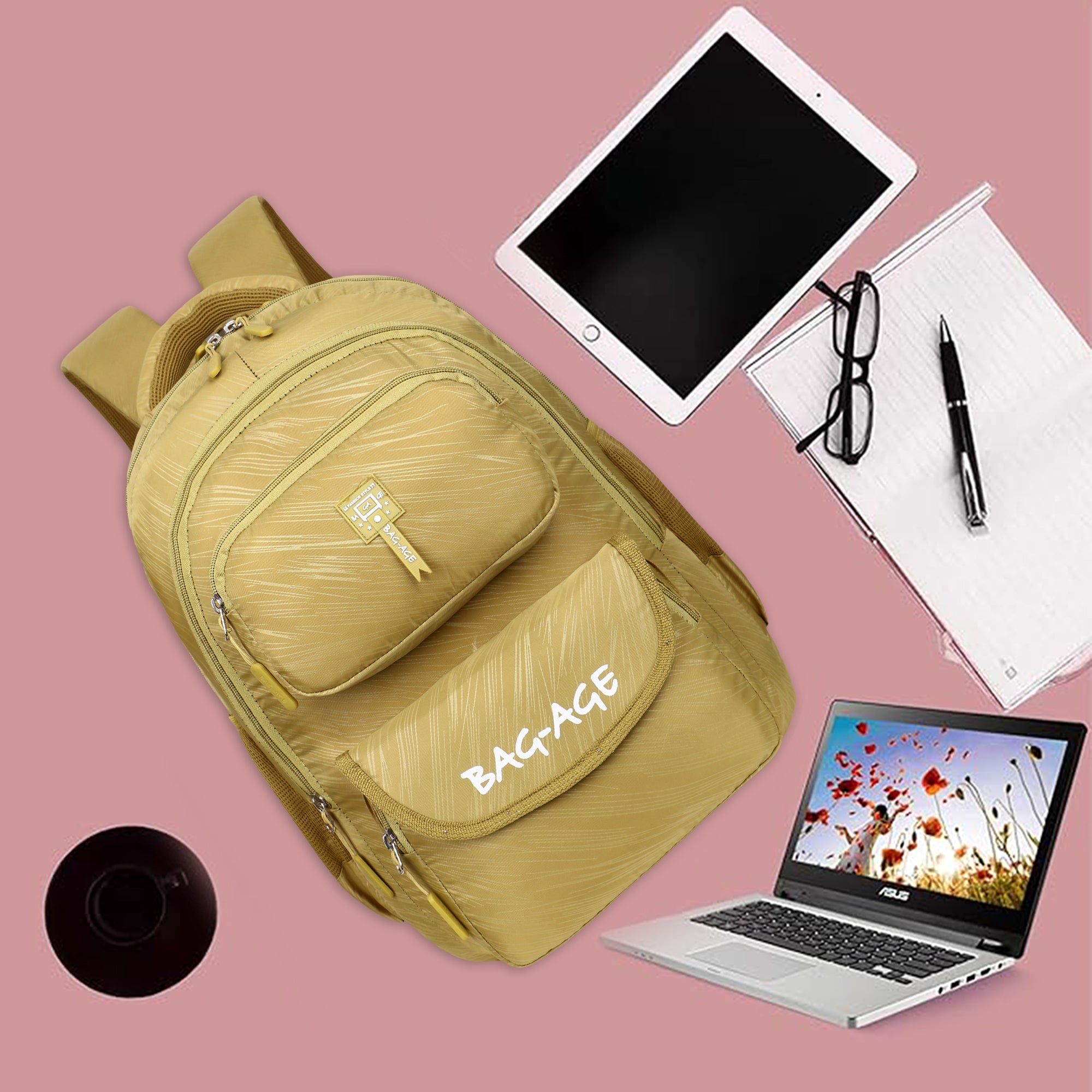 9407 School Bag - Mustard