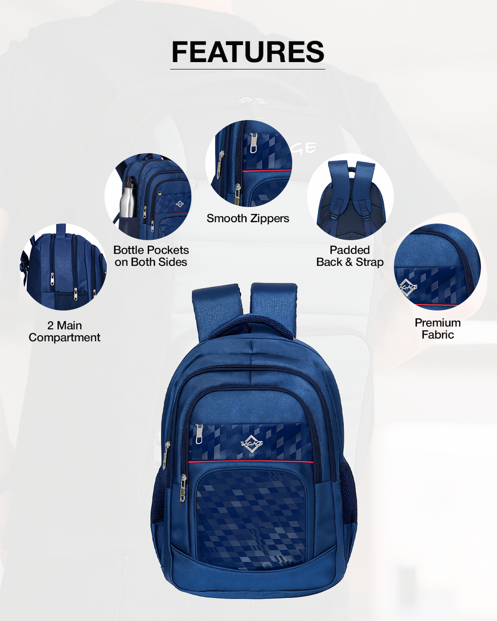 2305 Laptop Bag - Blue