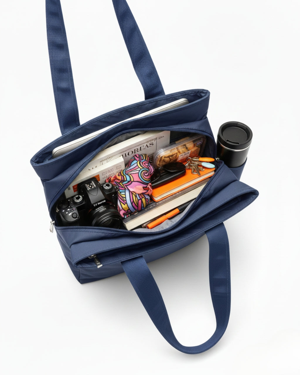 BAG-AGE HB08 Tote Bag - Navy Blue