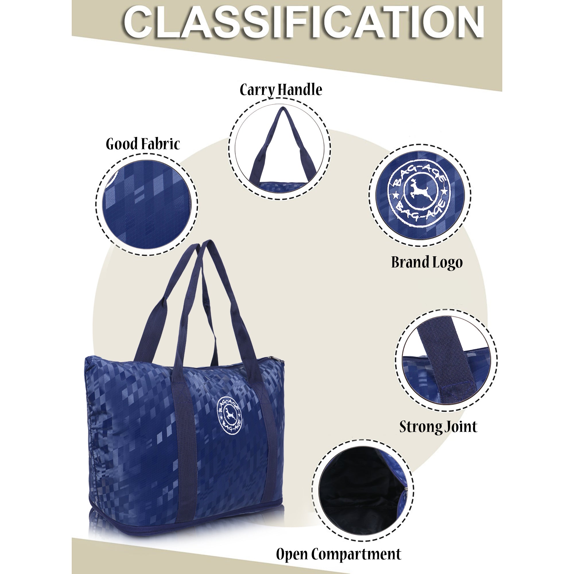 HB43 Tote Bag - Blue