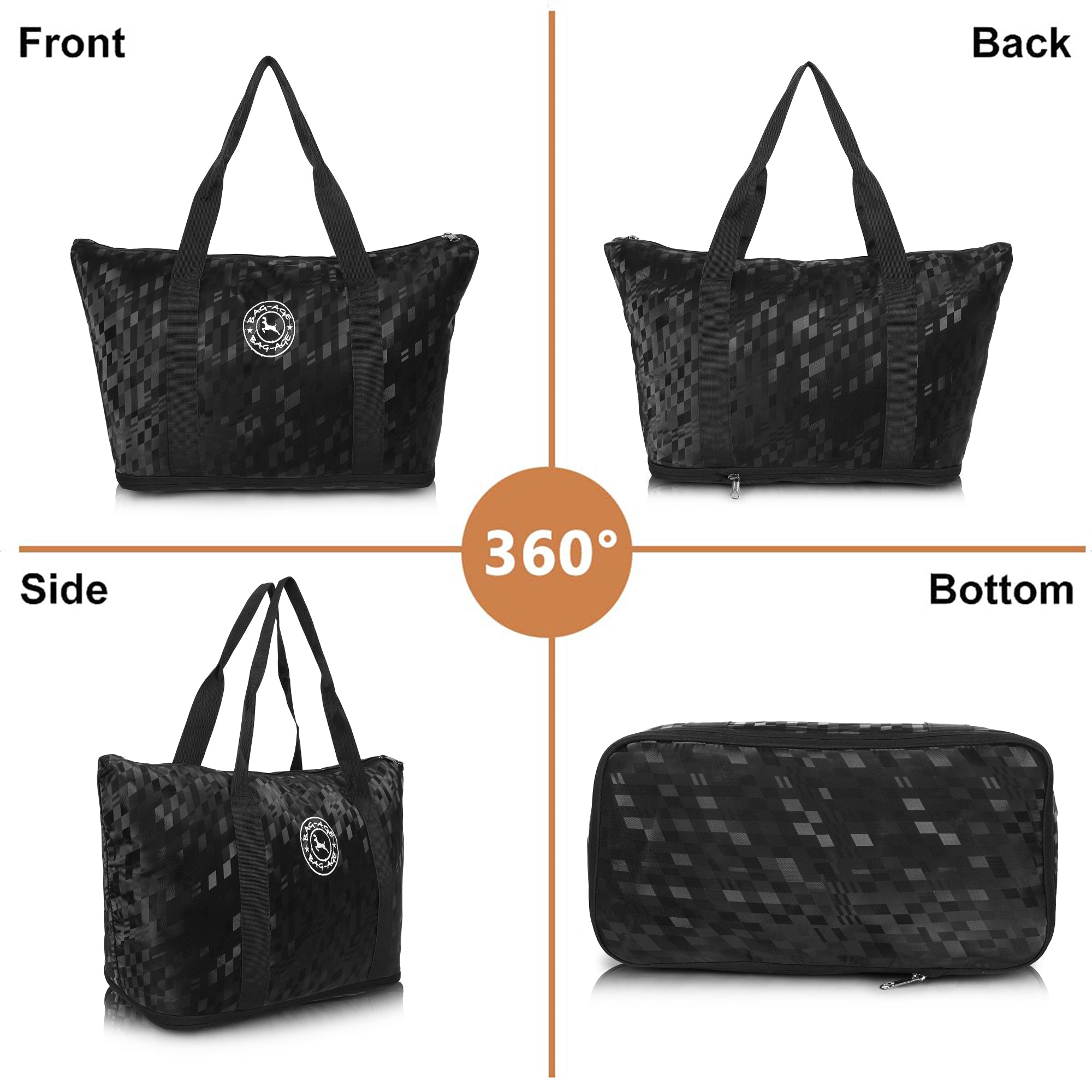 HB43 Tote Bag - Black