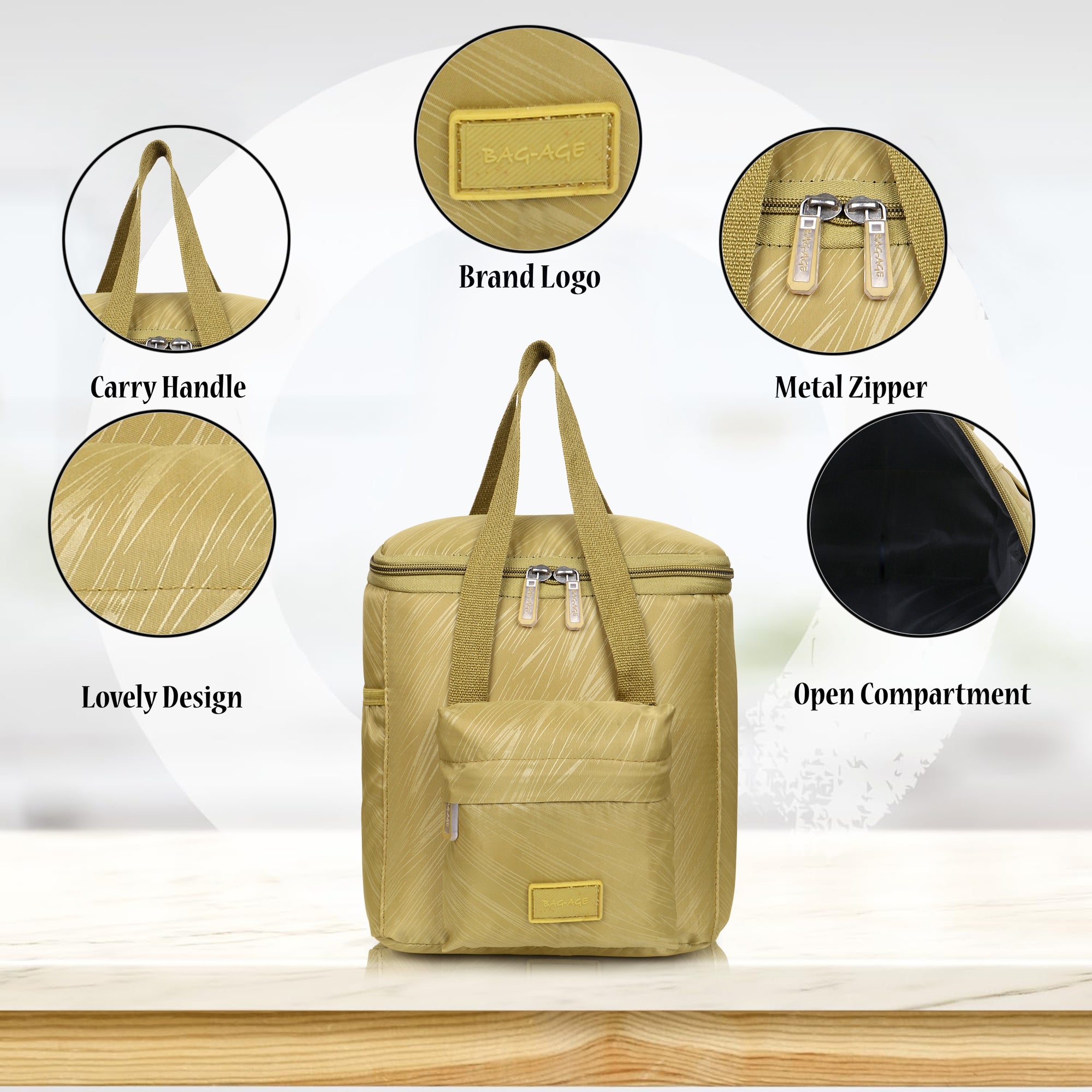 TV10 Tiffin Bag - Mustard