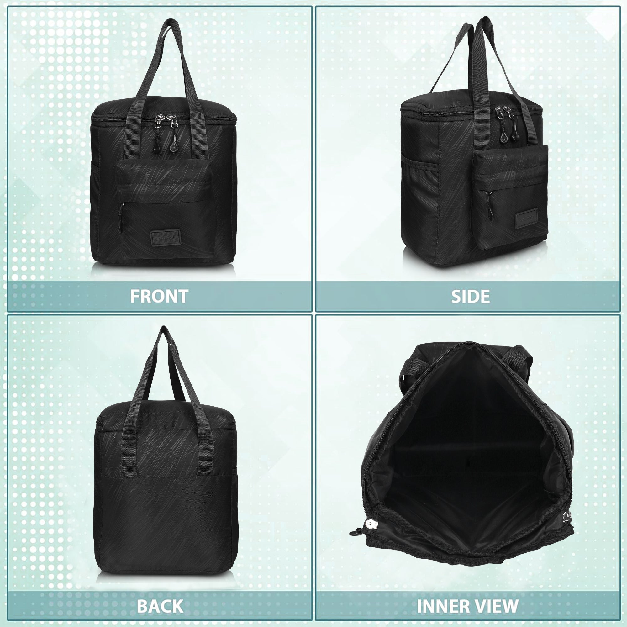 TV10 Tiffin Bag - Black