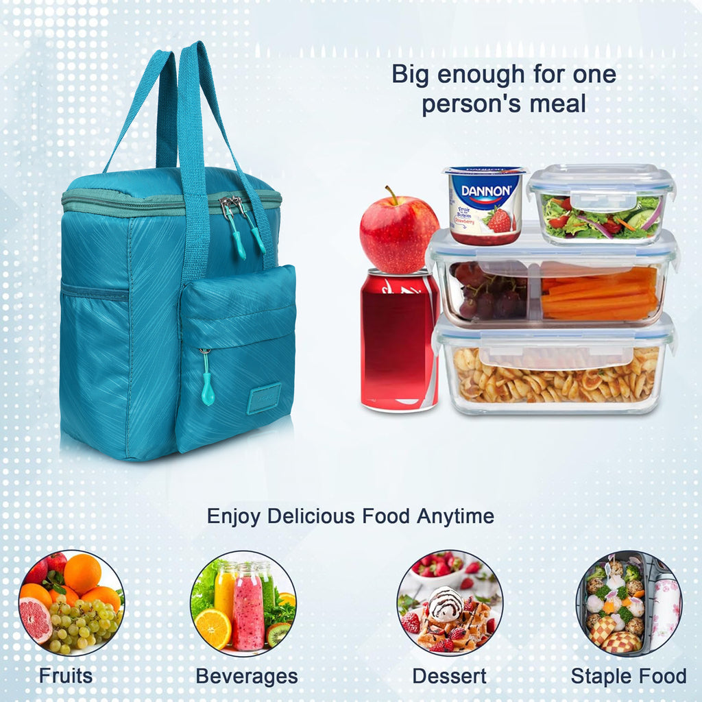 TV10 Tiffin Bag - Turquoise Green