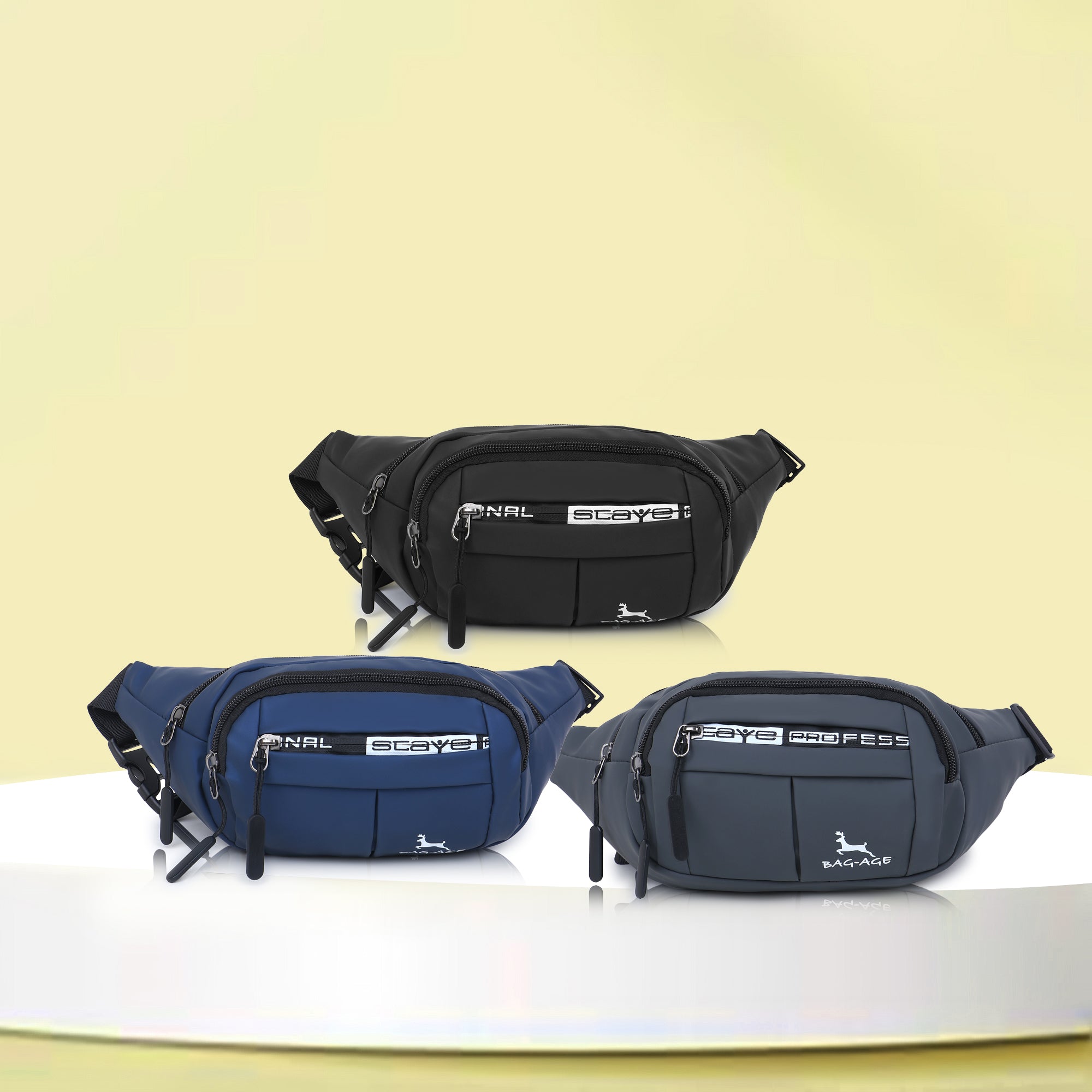 002 Waist Bag - Black – Bag-Age